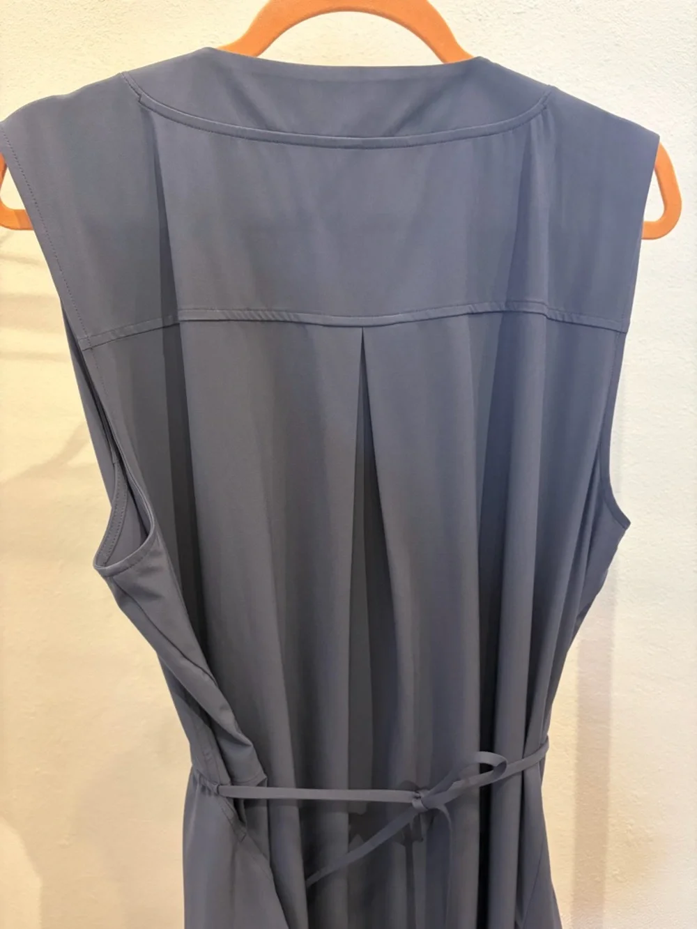 Athleta Sleeveless V-Neck Maxi Dress in Slate - Picture 6 of 7